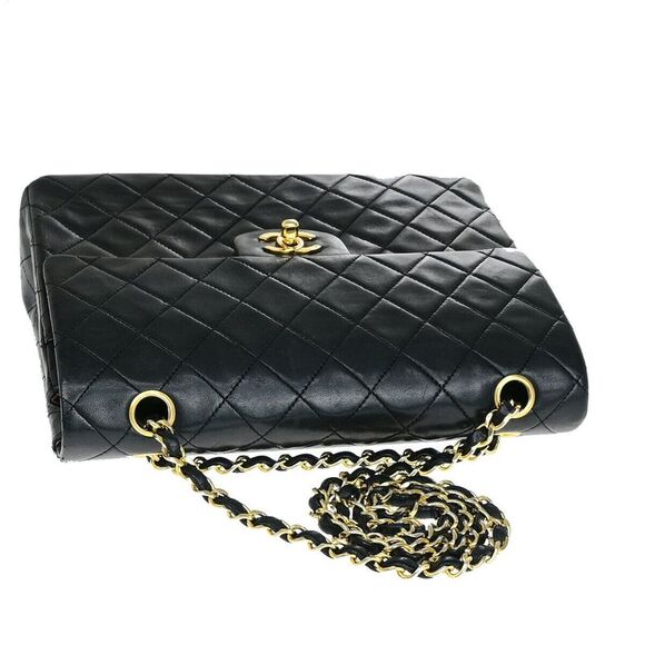Chanel Timeless Black Leather Shoulder Bag (Pre-Owned) - Picture 4 of 12